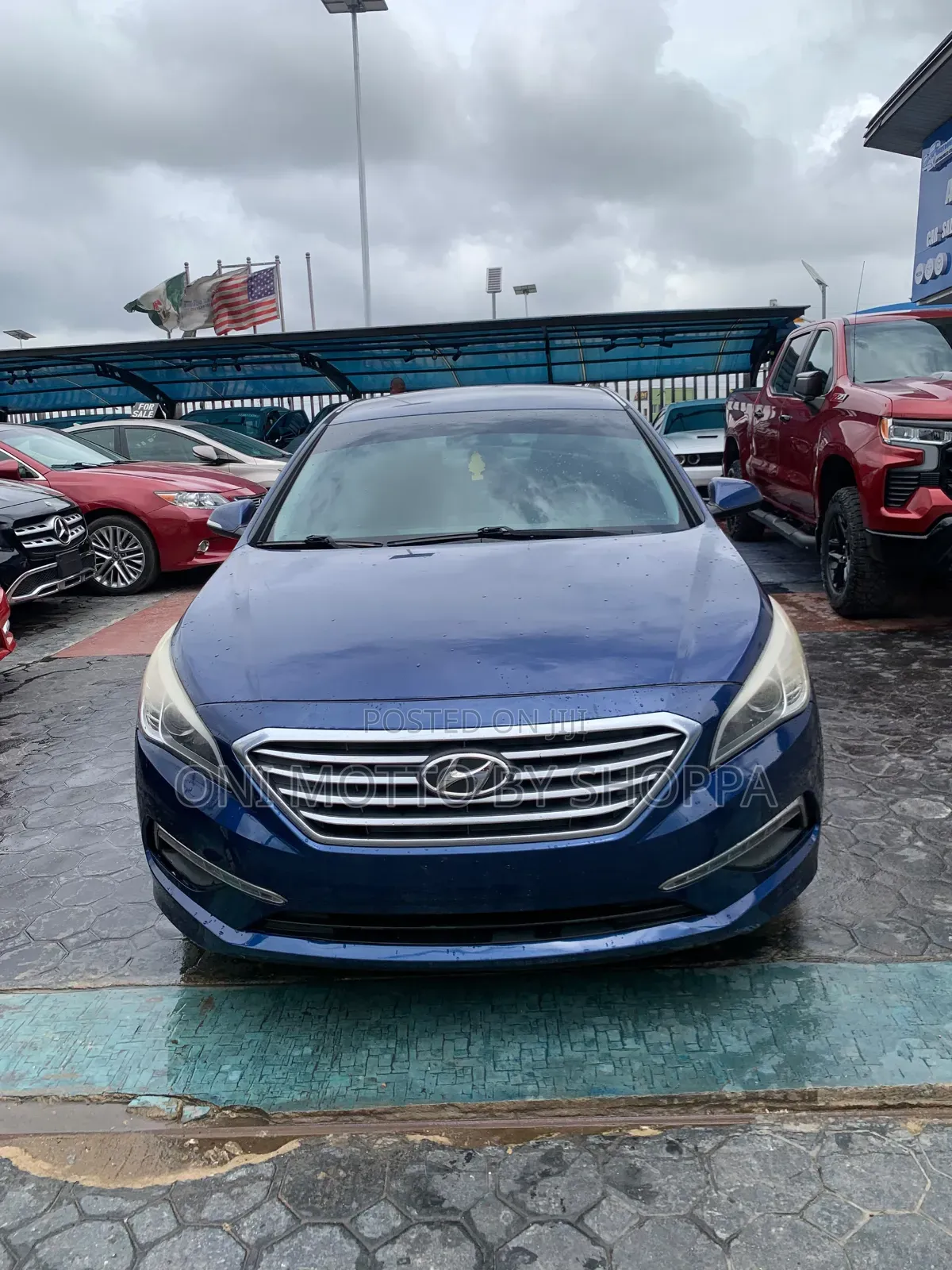Hyundai Sonata Sport 2.0T 4dr Sedan (2.0L 4cyl Turbo 6A) 2015 Blue