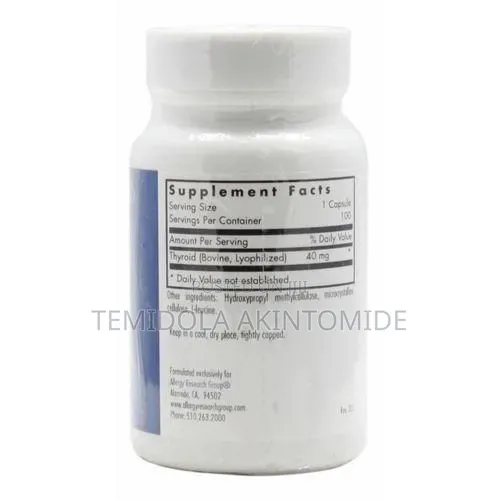 Natural Thyroid Glandular for Hypothyroidism