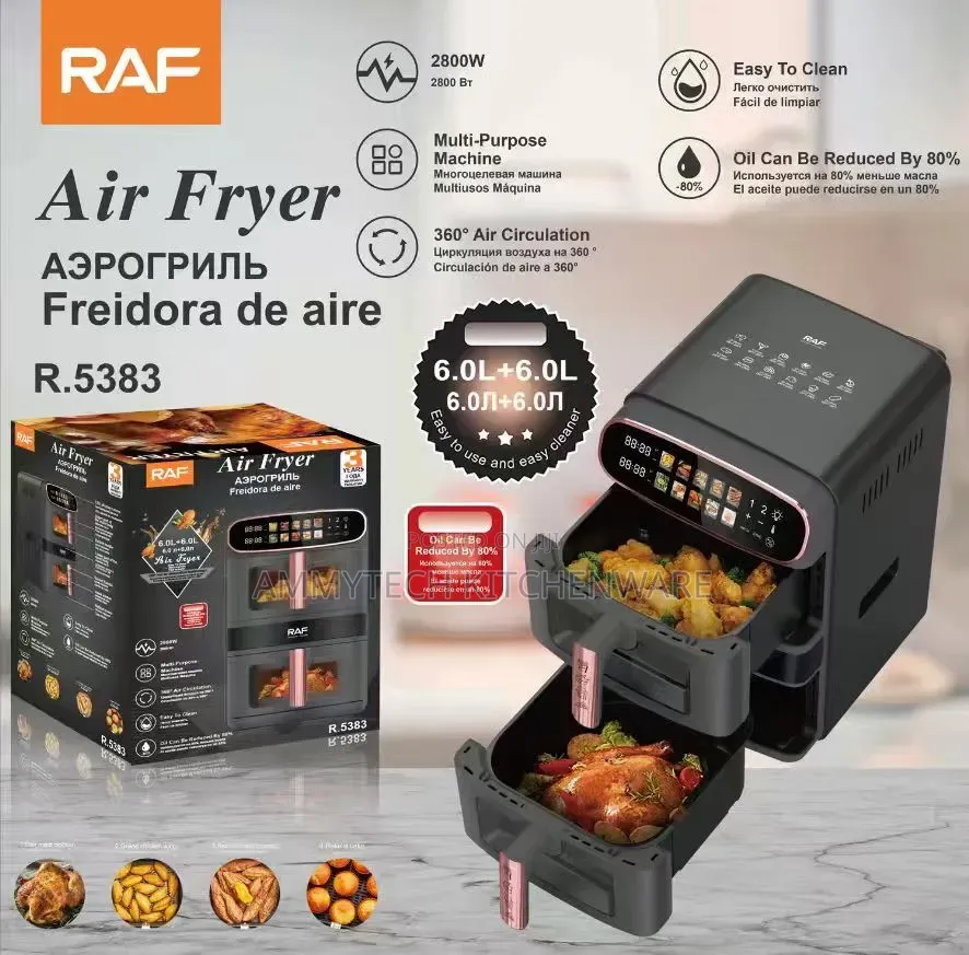 12l Double Door Raf High Quality Air Fryer