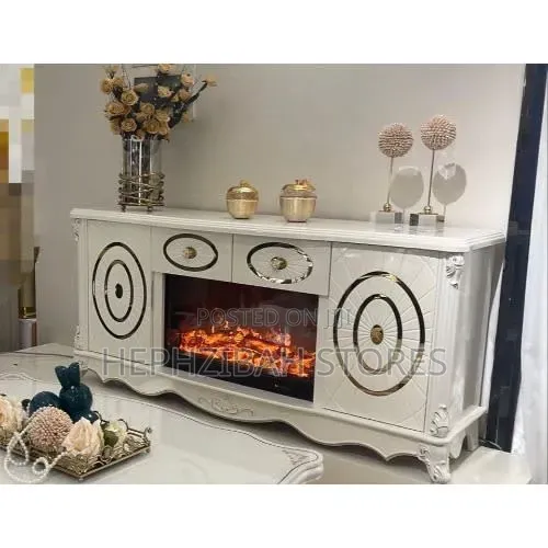 Royal TV Stand With Electric Fireplace