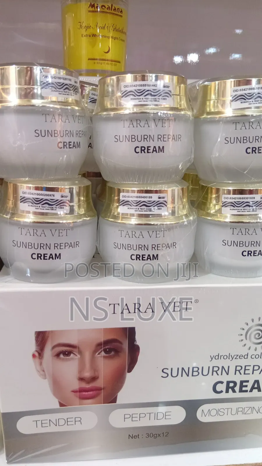 Tara Vet Sunburn Repair Cream By 6pcs
