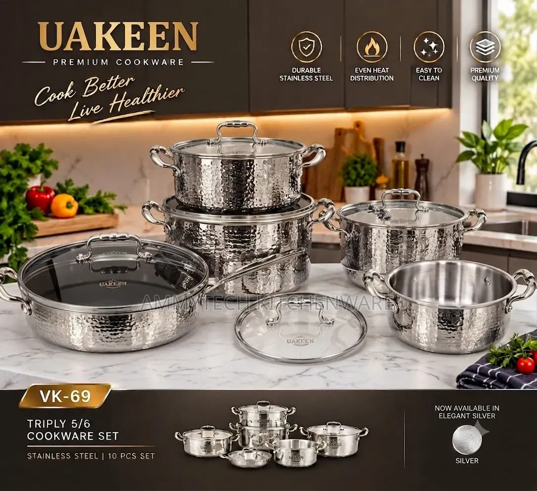 Heavy Duty and Unique Healthy Pure Stainless Steel Cookware Sets