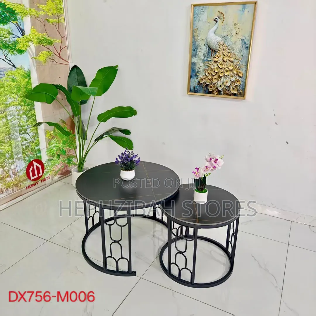 2in1 Beautiful Modern Aesthetic Center Table With Under Storage