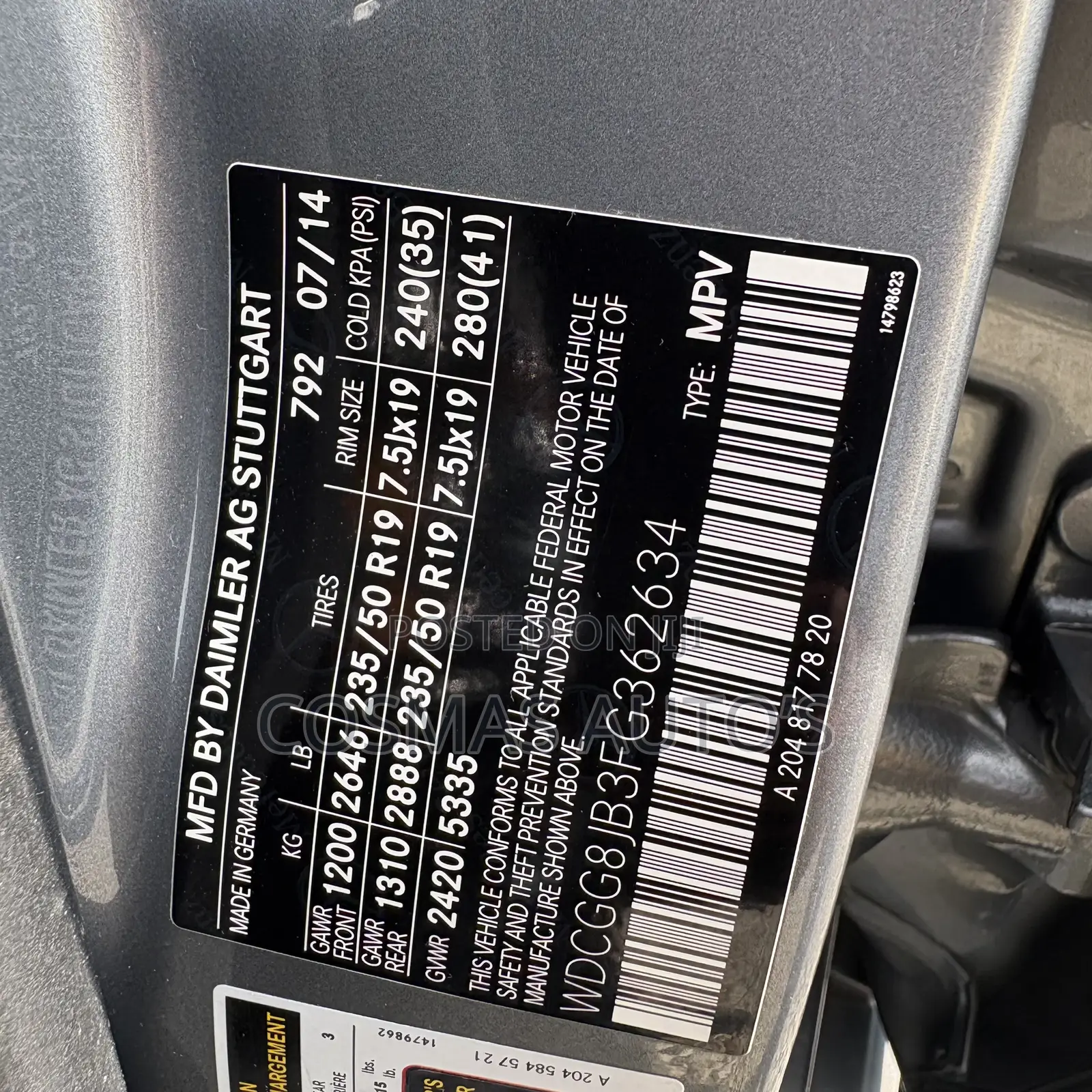Mercedes-Benz GLK-Class 350 4MATIC 2014 Silver