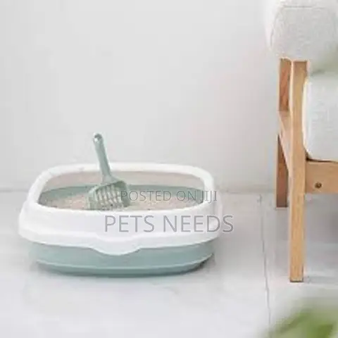 Semi Enclosed High Side Cat Litter/Low Border Cat Litter Box