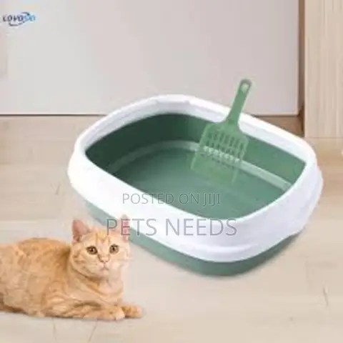 Semi Enclosed High Side Cat Litter/Low Border Cat Litter Box
