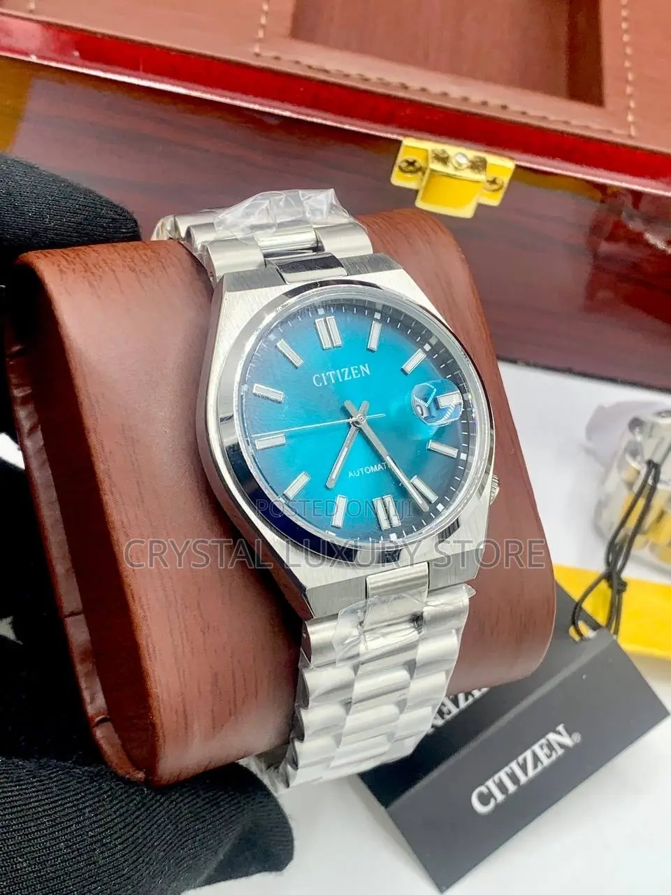 Citizen Quality Luxury Men Automatic Engine Wristwatch