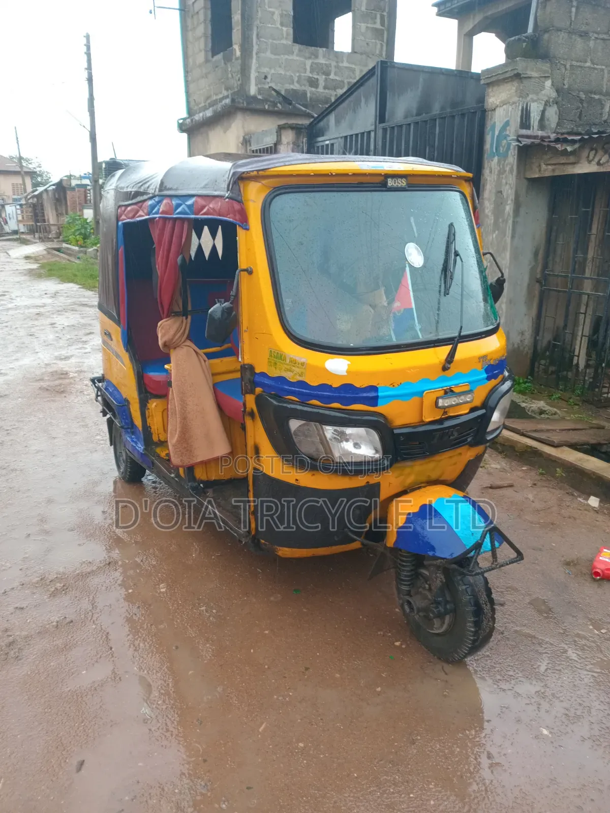 TVS King Deluxe Plus iTouch Start 2024 Yellow
