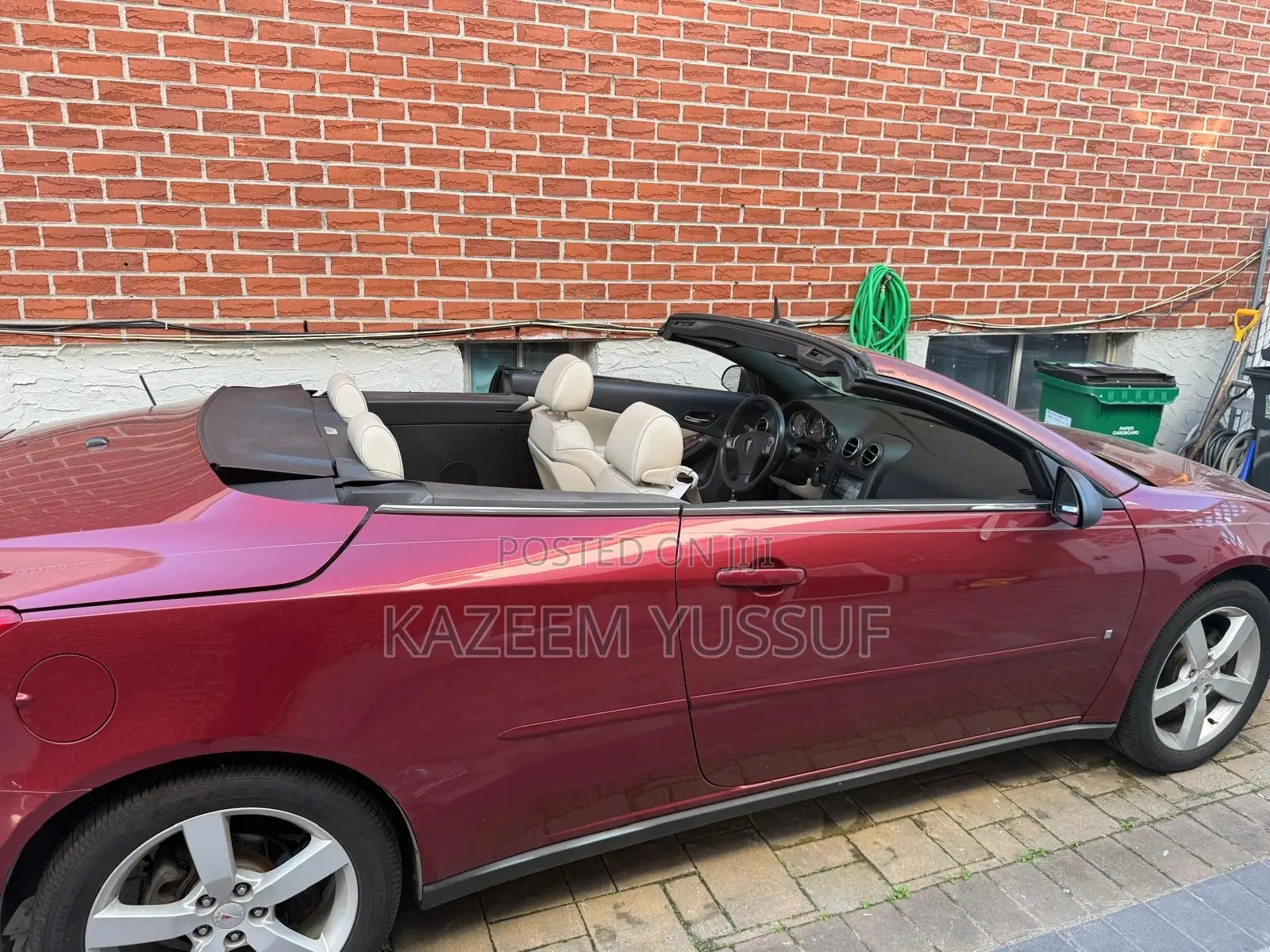 Pontiac G6 GT 2dr Convertible 2009 Burgundy