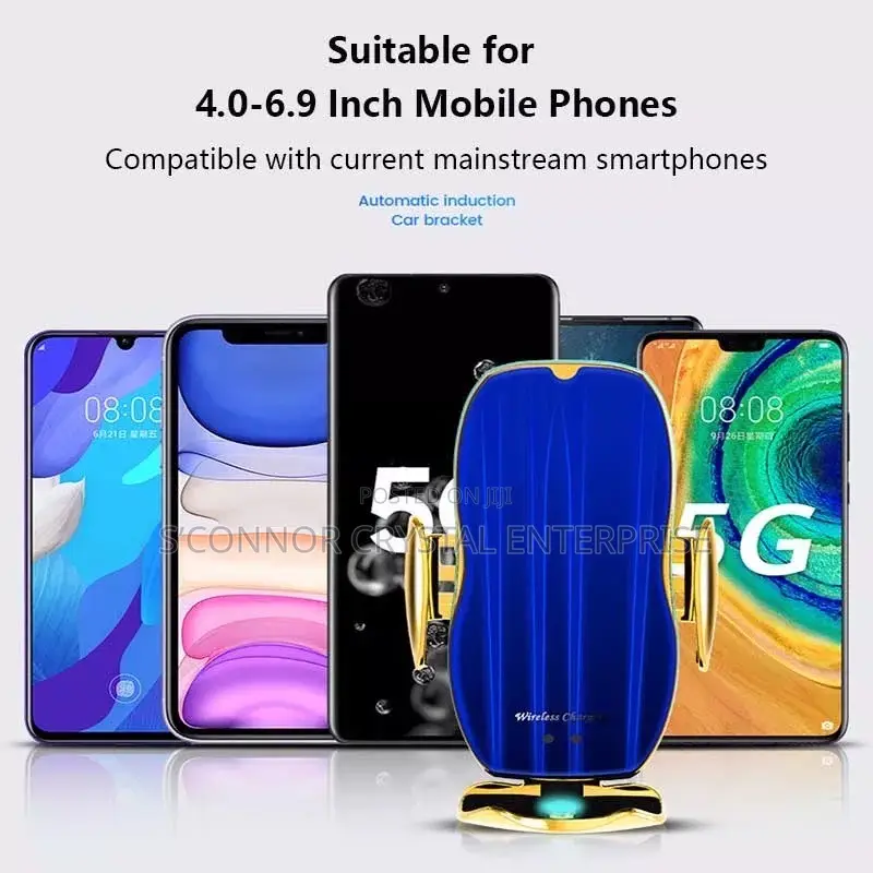 Wireless Car Charger and Phone Holder