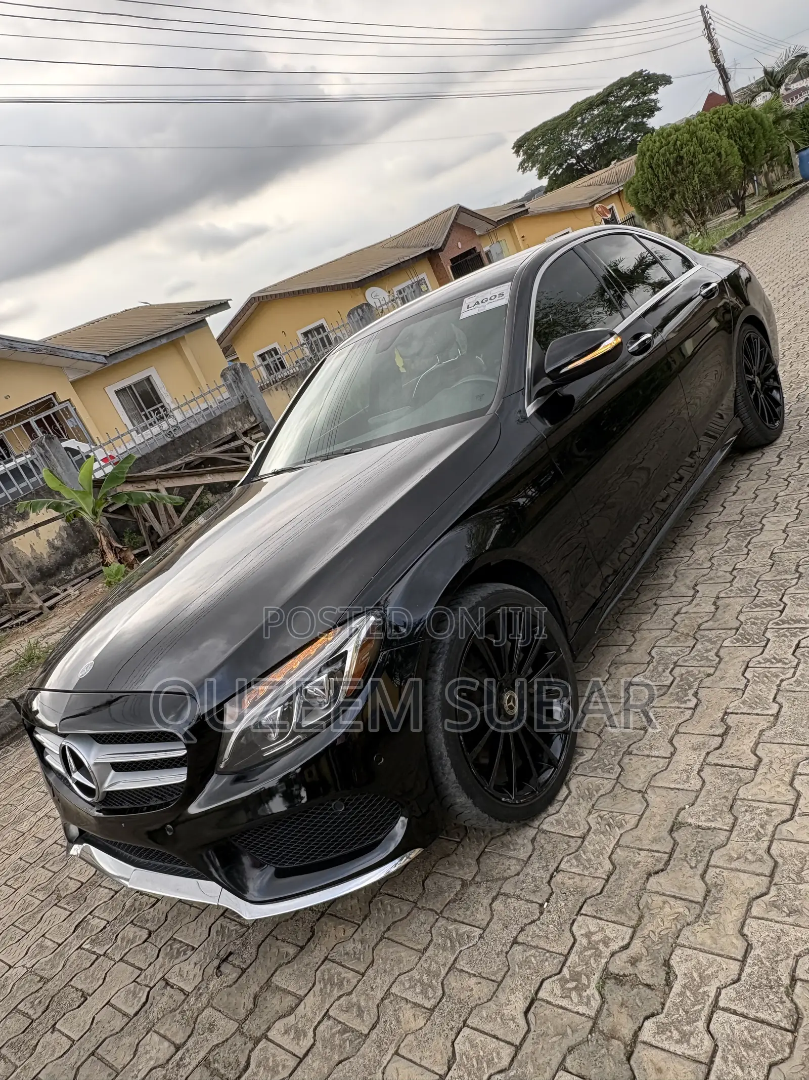 Mercedes-Benz C400 4Matic AWD Sedan (3.0L V6 7A) 2015 Black