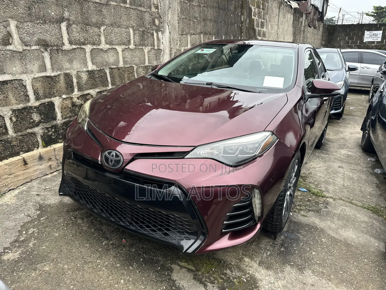 Toyota Corolla 2017 Burgundy