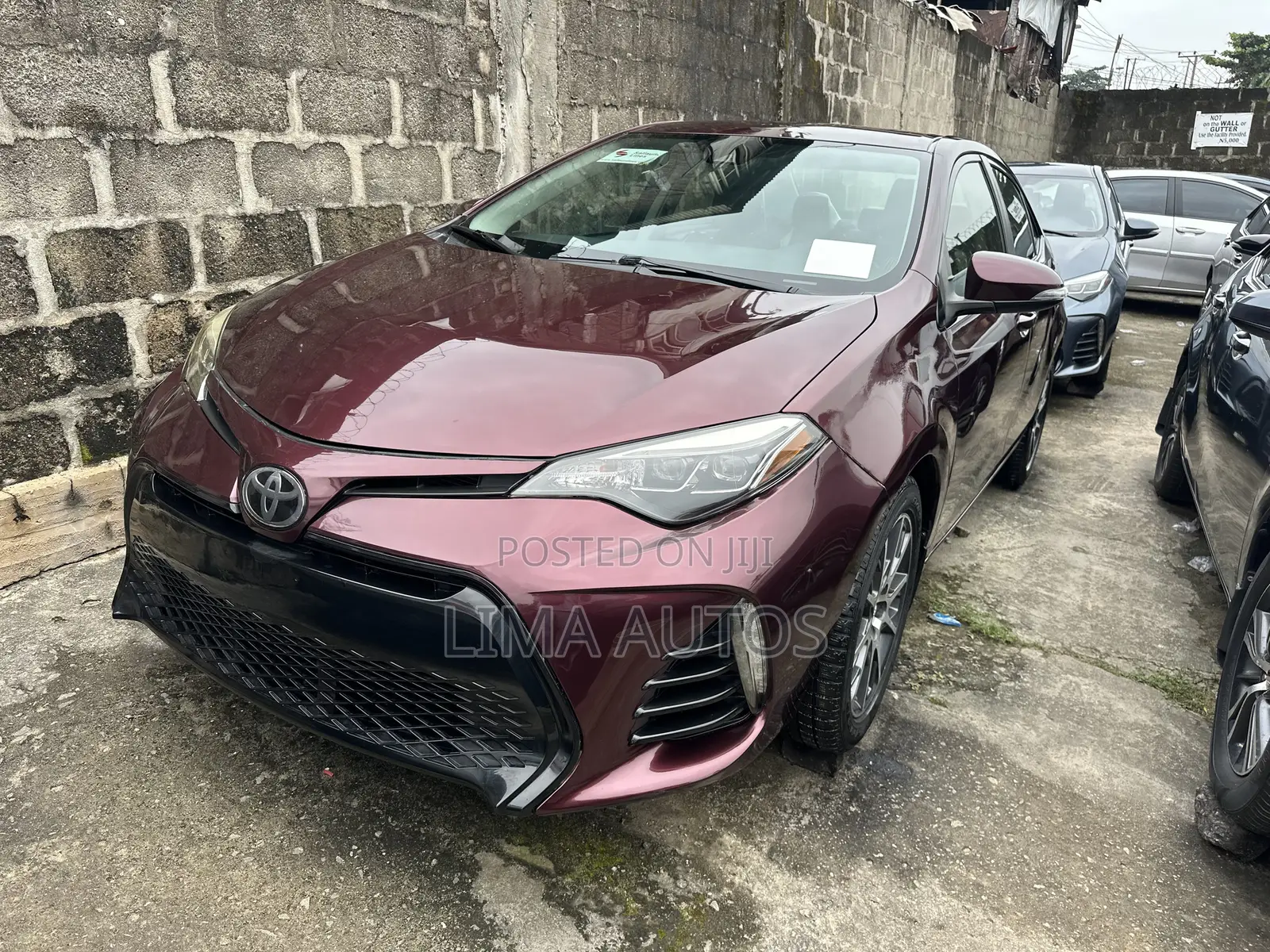 Toyota Corolla 2017 Burgundy