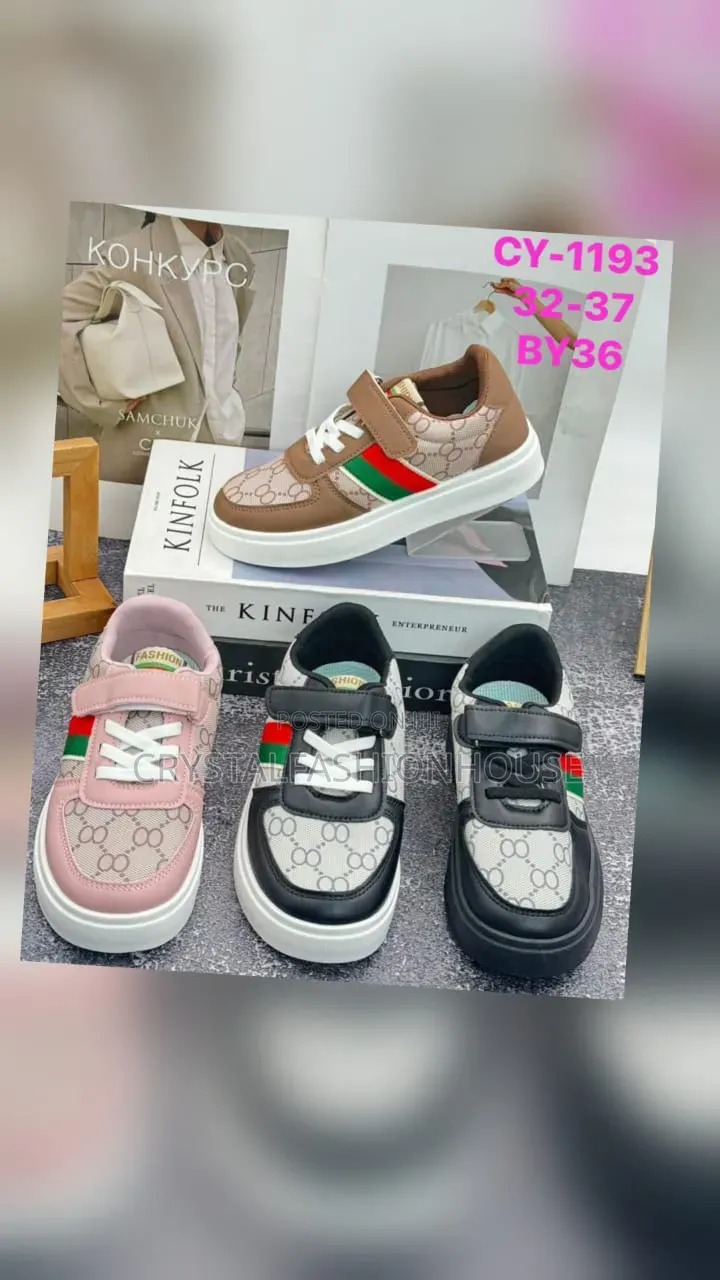 Designers Children Sneakers. Sizes 25 to 36