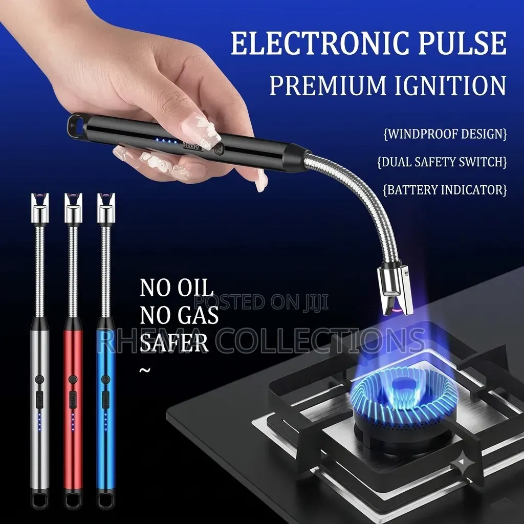 Rechargeable USB Electric Arc Lighter (Flexible Long Neck)