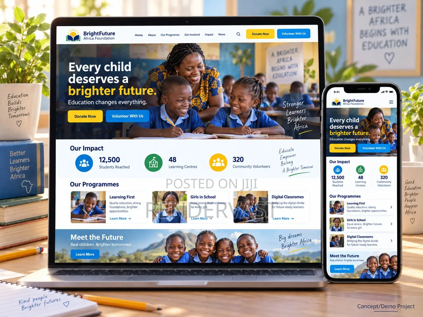 NGO, Foundation Nonprofit Website Development