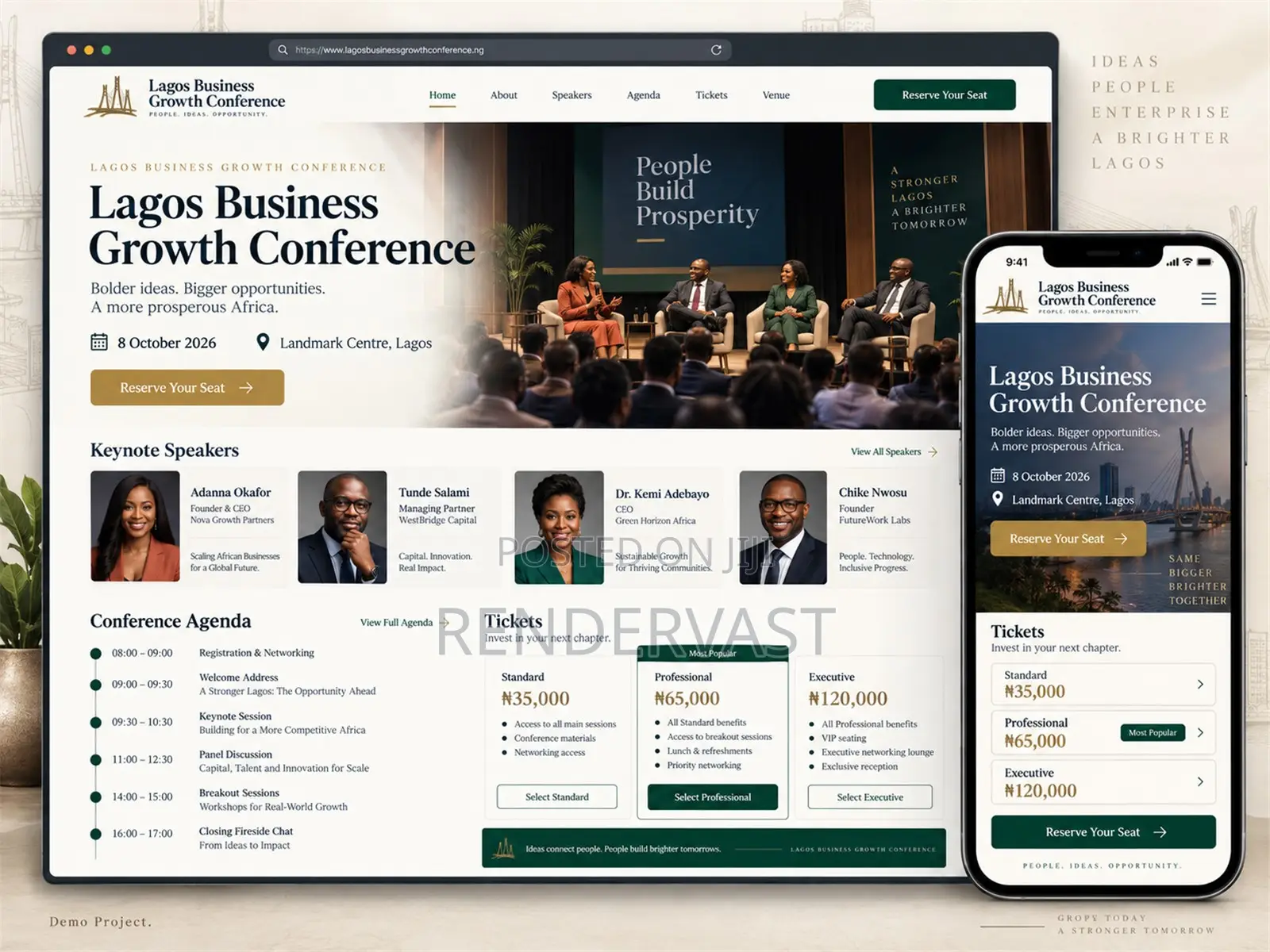 Event, Conference Registration Website Development