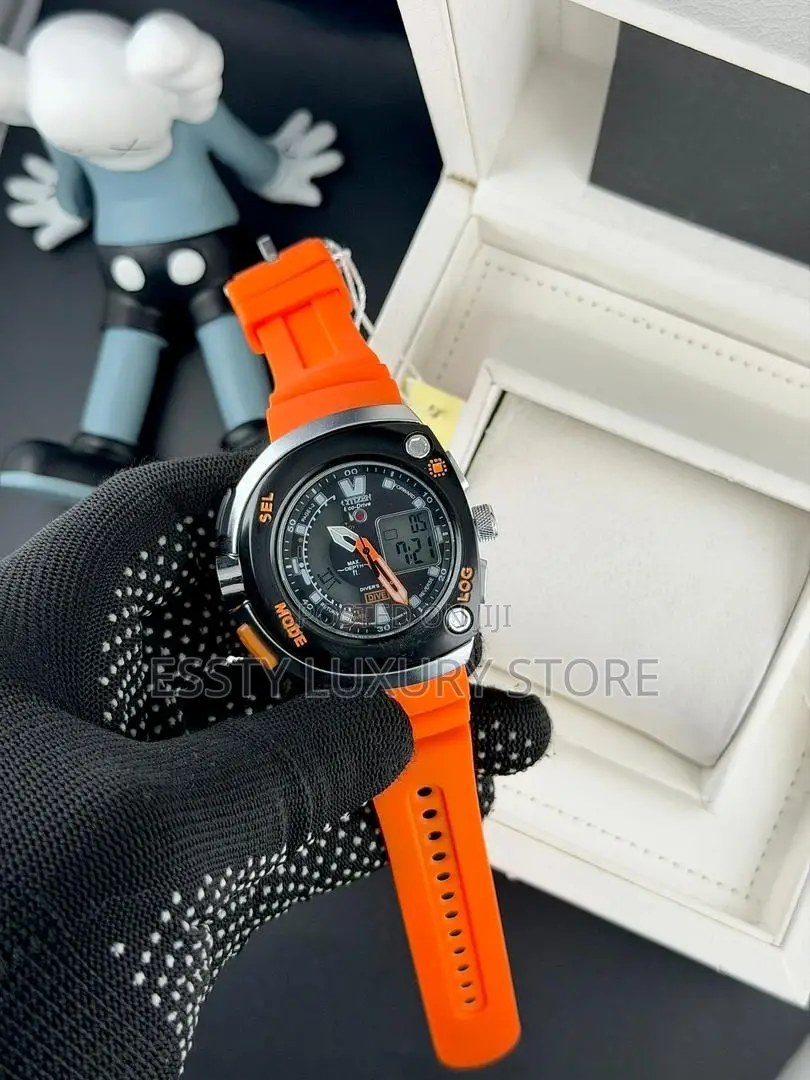 Quality New Citizen Digital and Analog Rubber Strap Watch