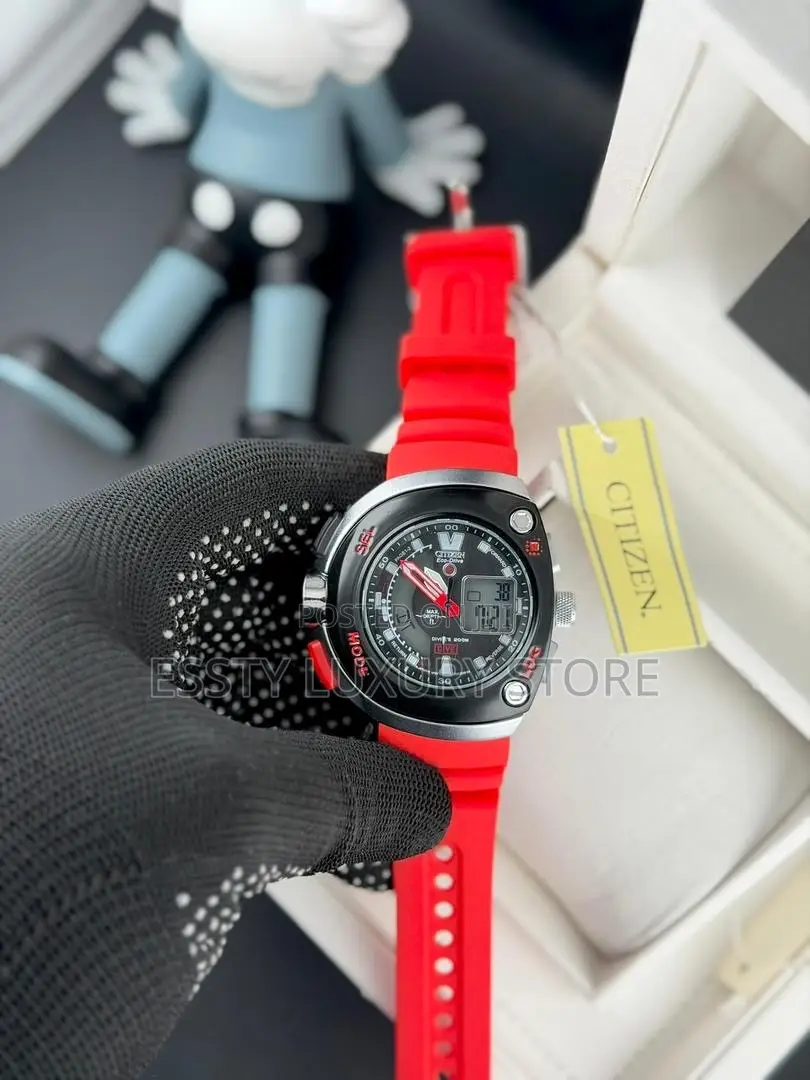Quality New Citizen Digital and Analog Rubber Strap Watch