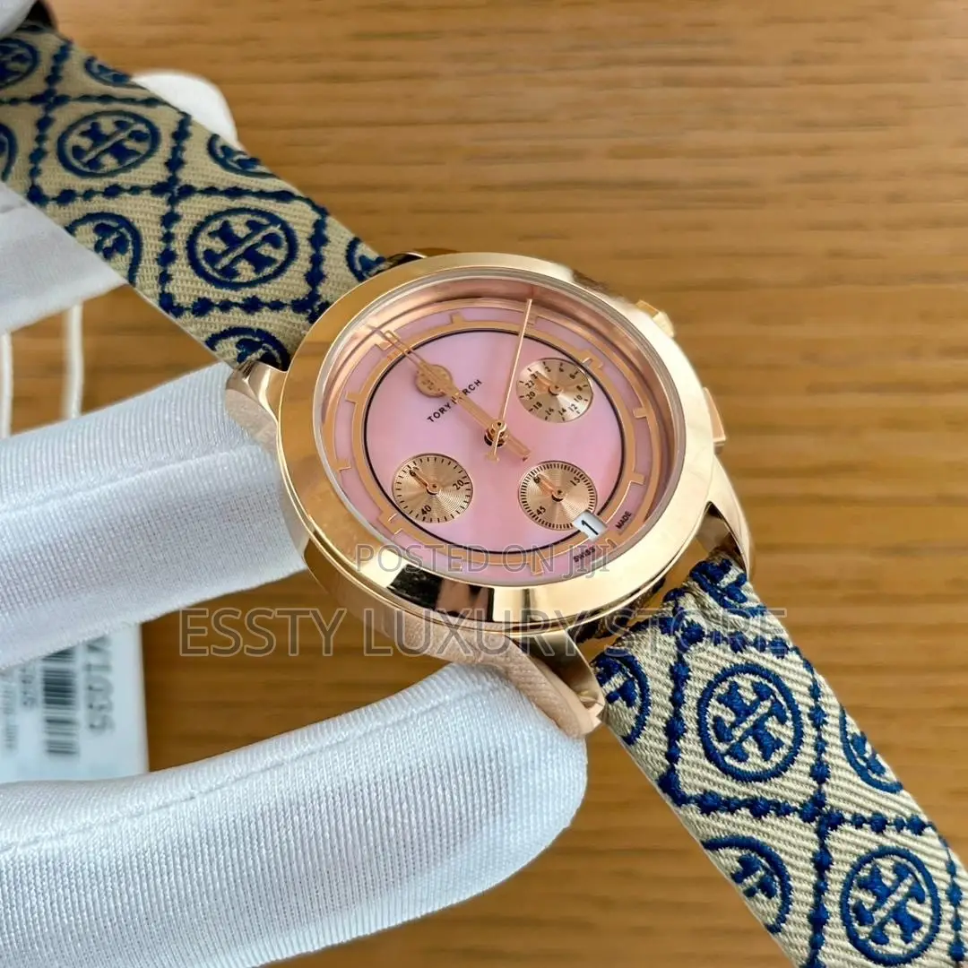Automatic Quality Tory Burch Female Leather Watch