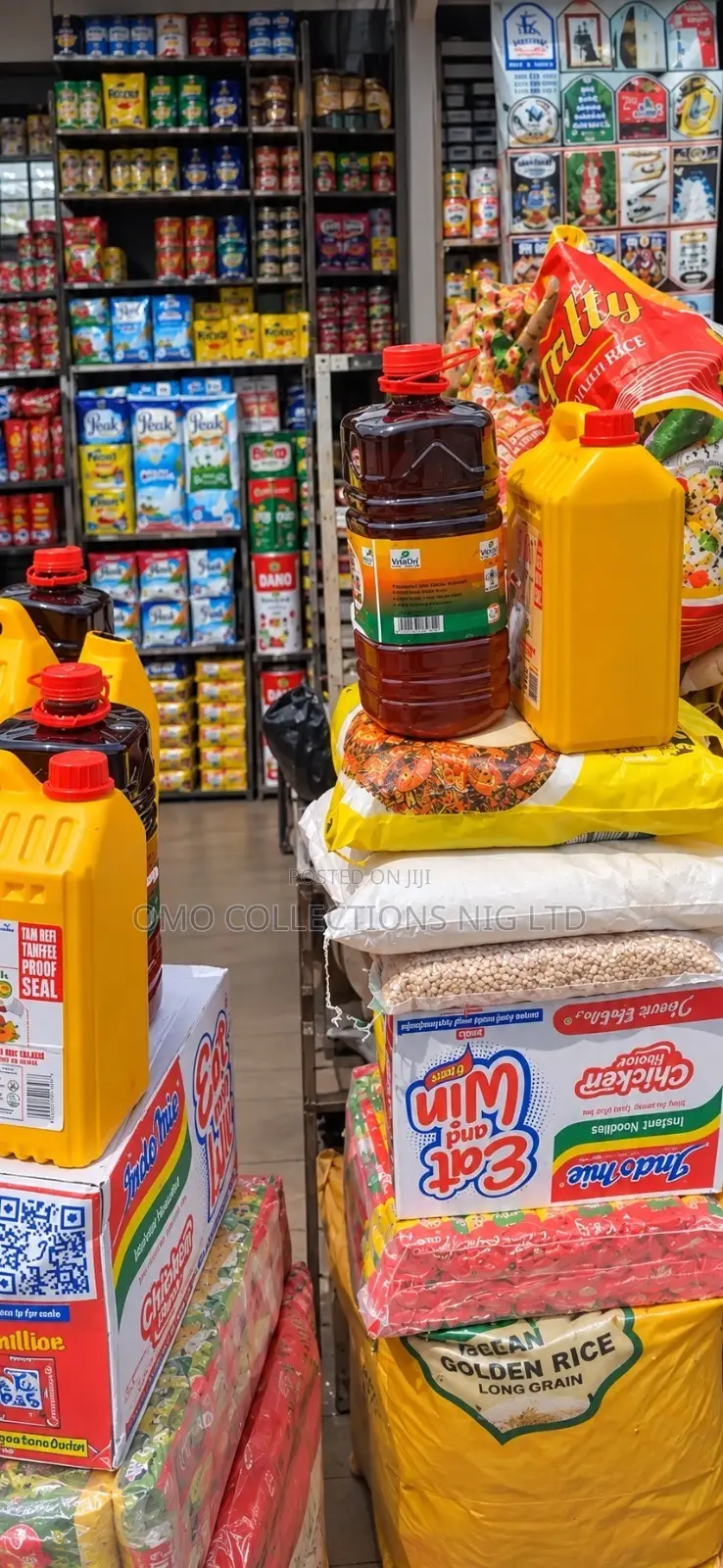 Food Package–50kg Rice, Spaghetti, Indomie, Beans, Garri, Semo, Oils