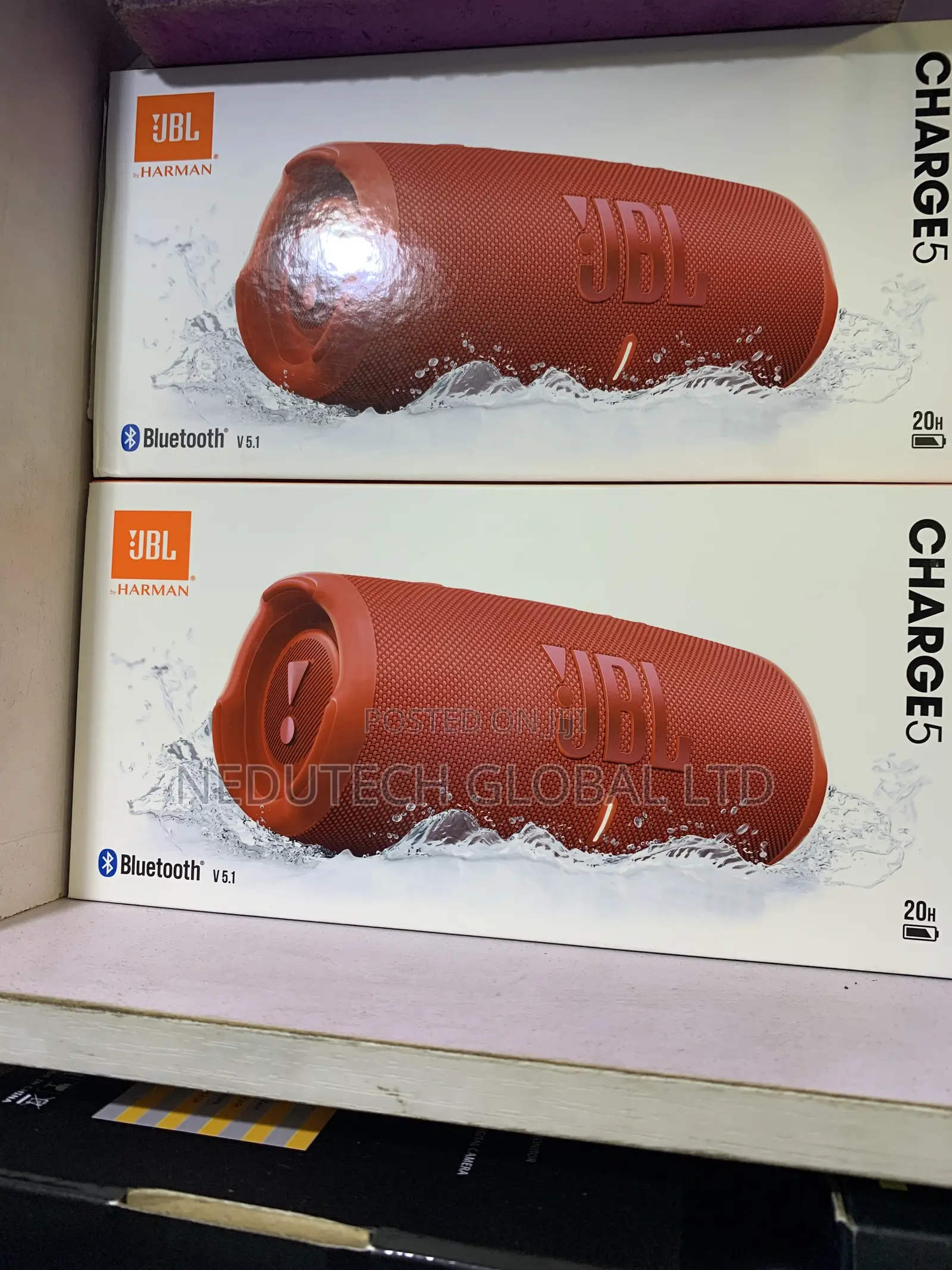 Original Brand New JBL Charge 5 Portable Speaker, Sealed Box