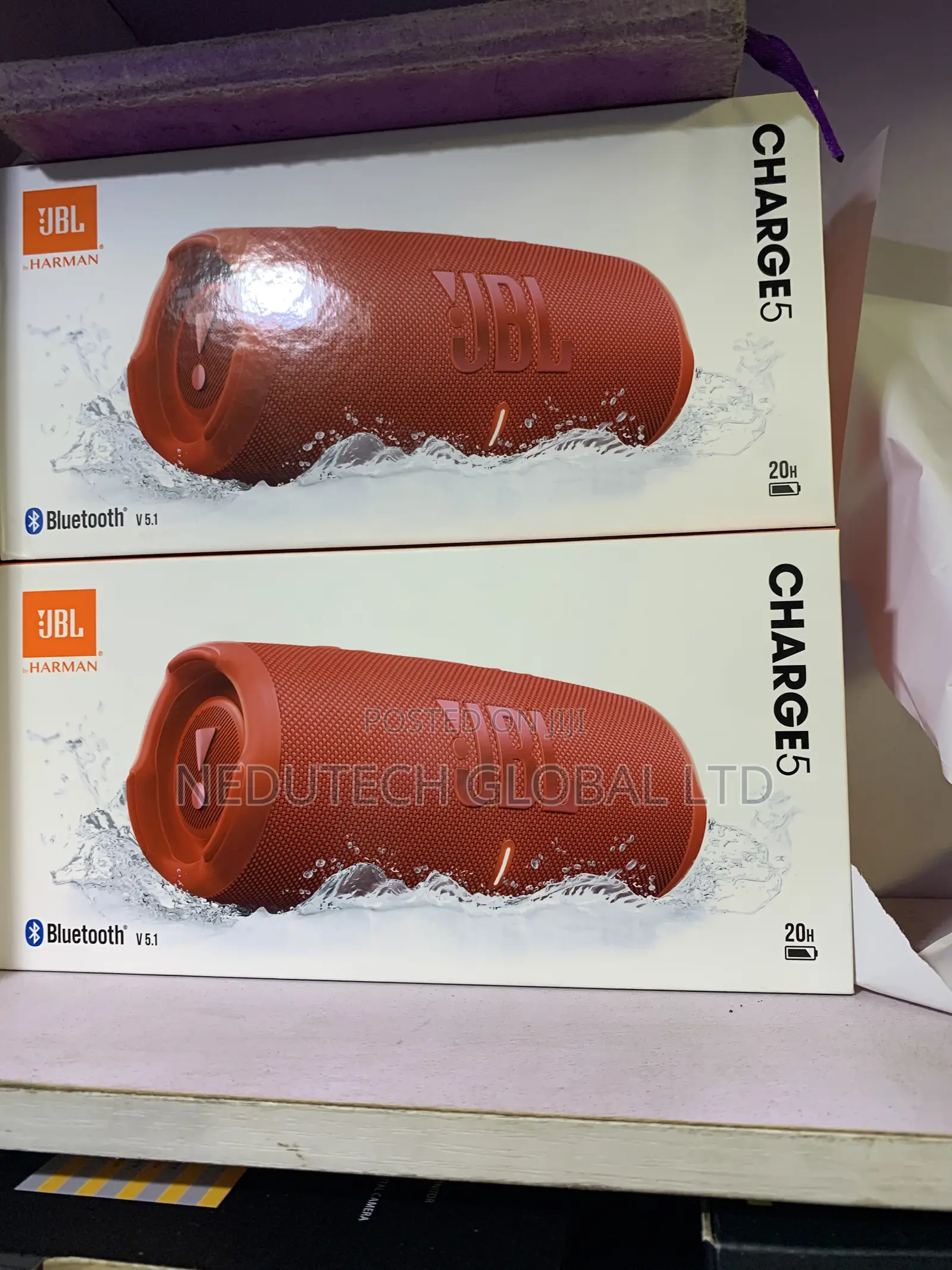 Original Brand New JBL Charge 5 Portable Speaker, Sealed Box