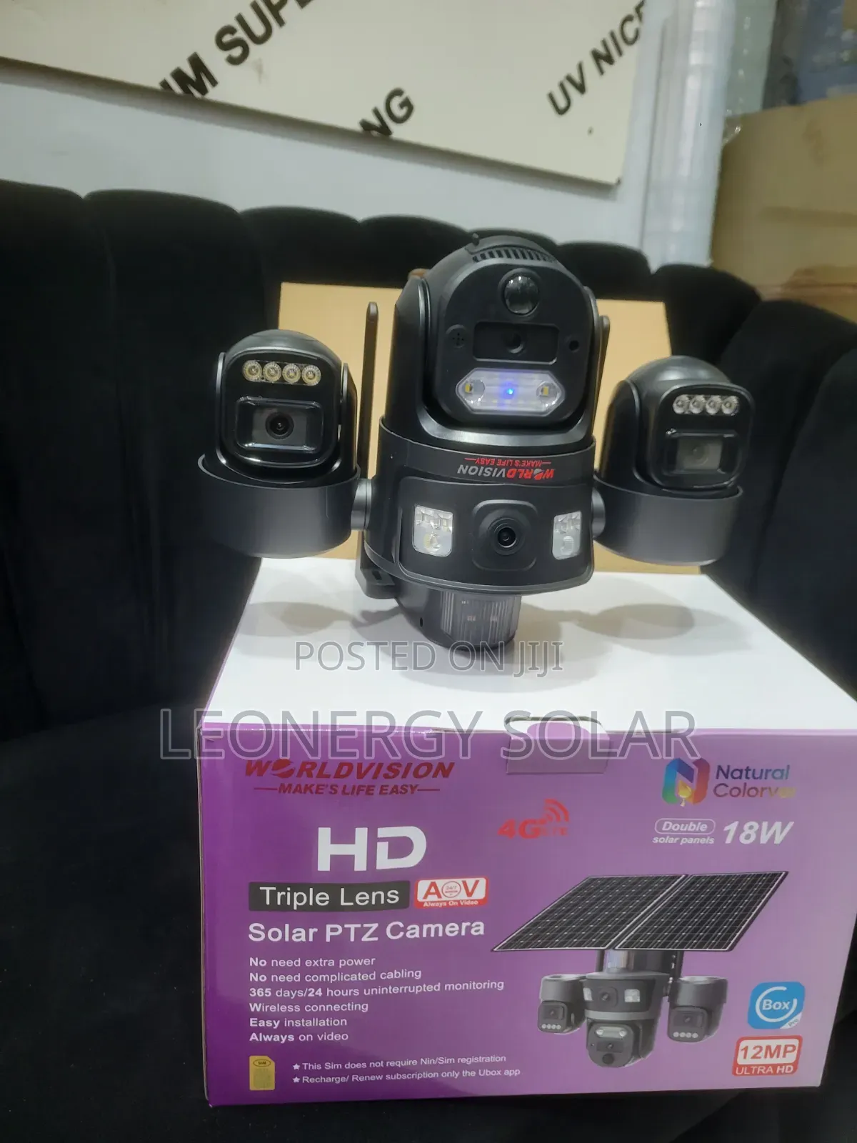 Ubox Triple Lens Solar Camera AOV