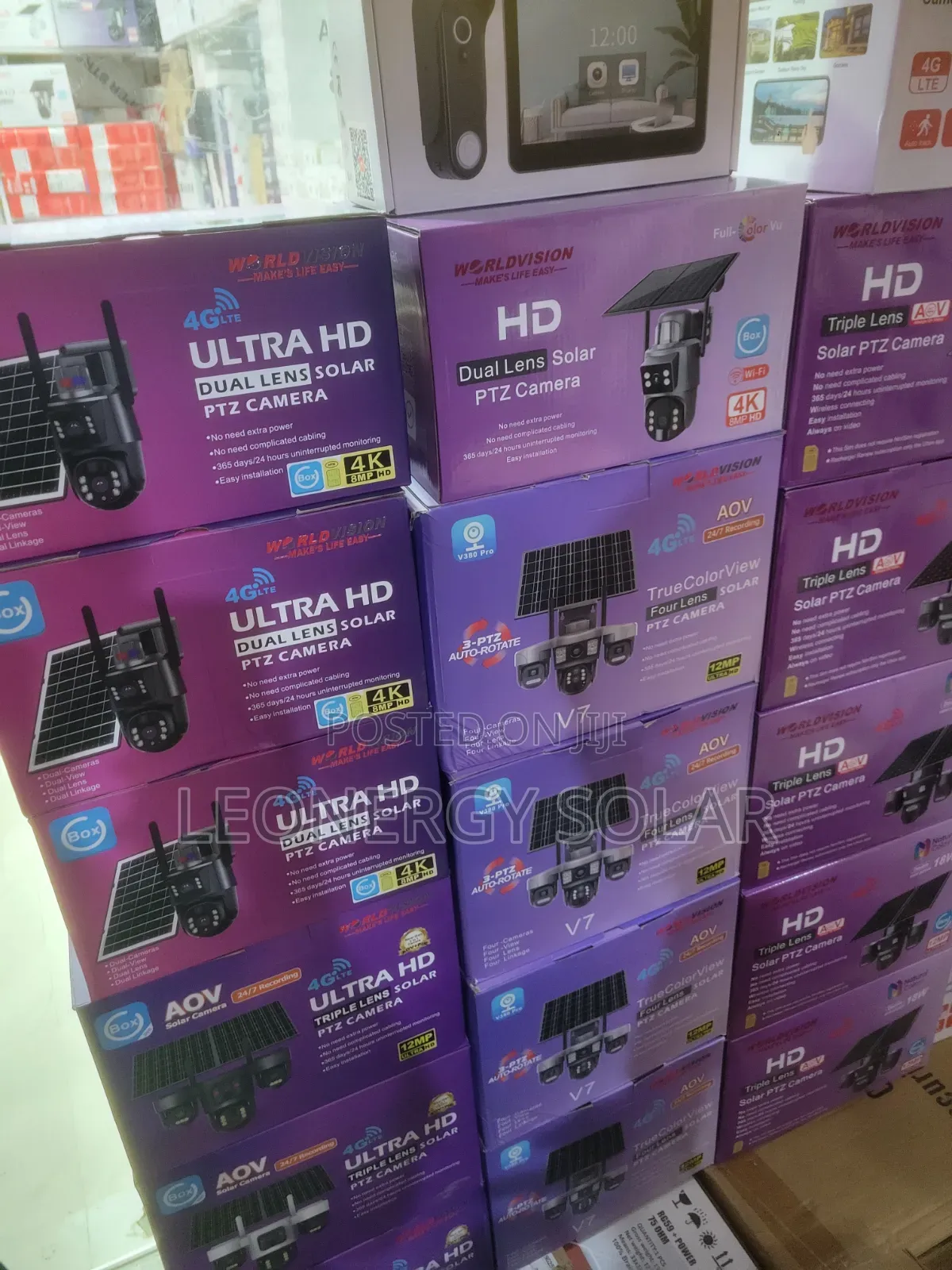 Ubox Triple Lens Solar Camera AOV