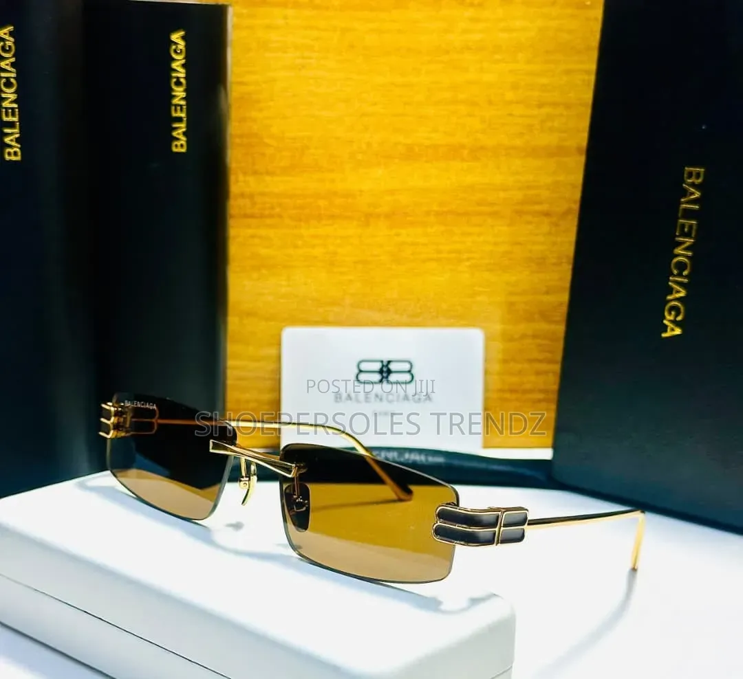 Luxury Balenciaga Frameless Sunglasses