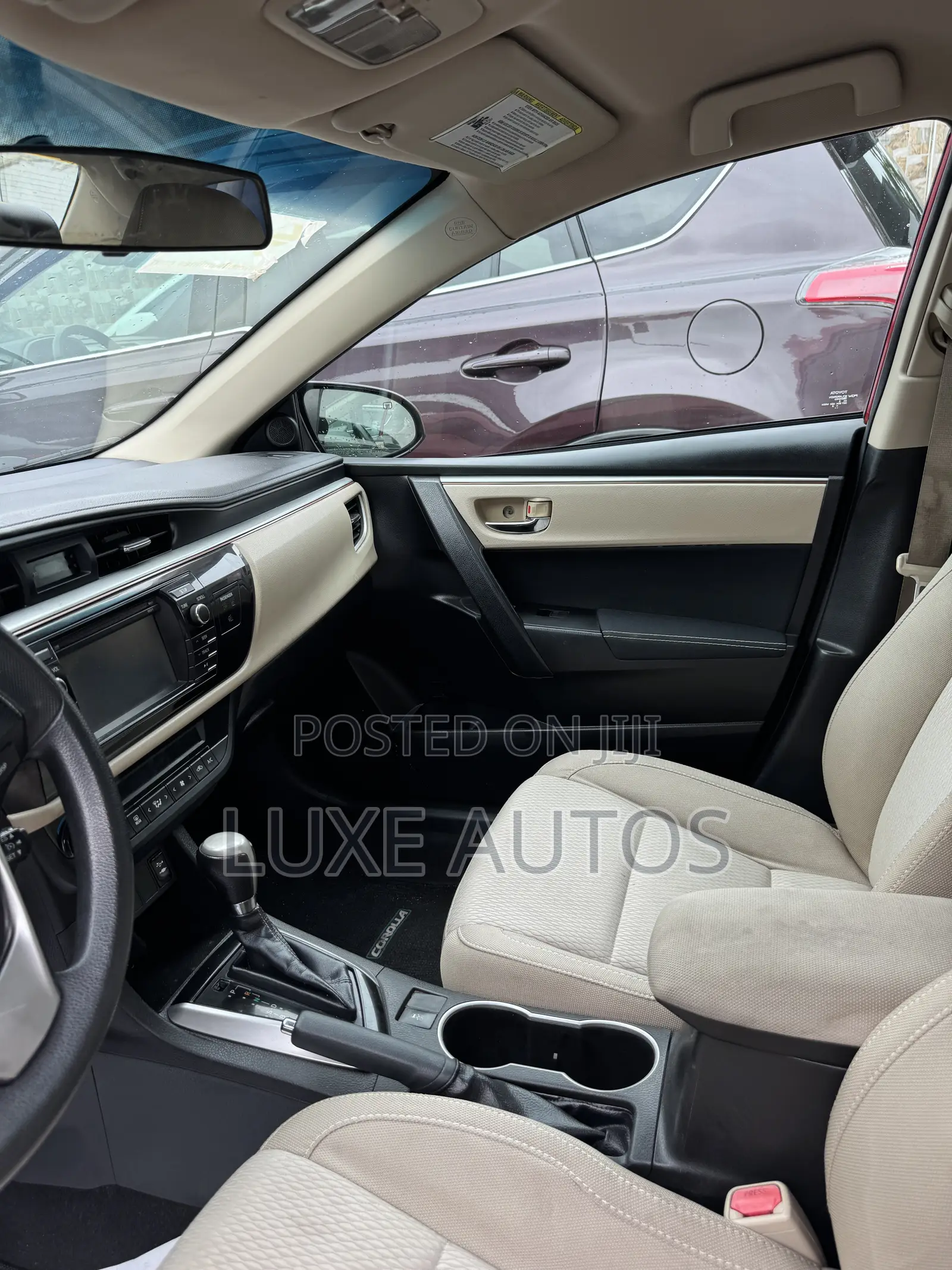 Toyota Corolla LE Plus 4dr Sedan (1.8L 4cyl CVT) 2016 Red