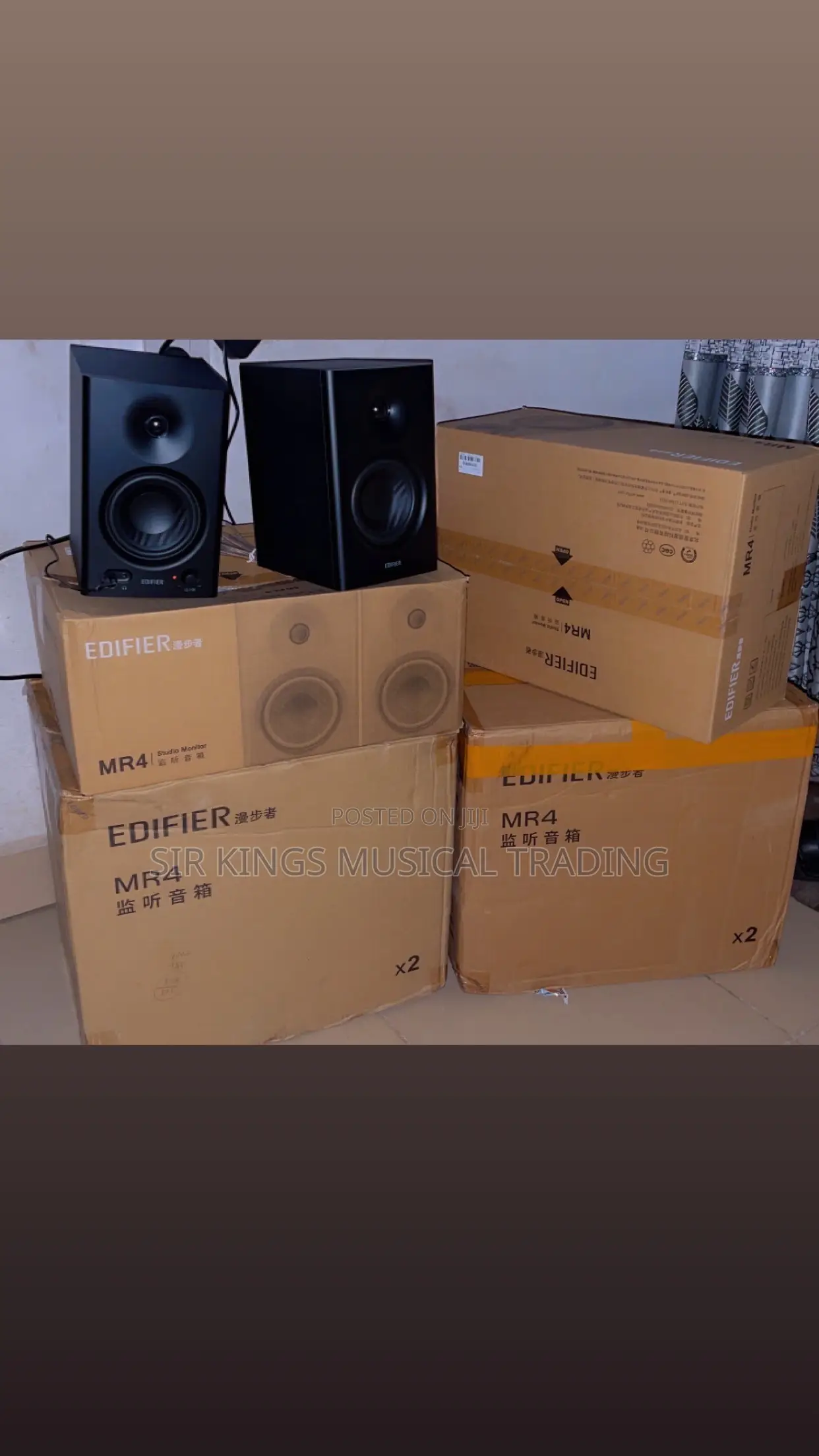 Edifier Mr4 Powered Studio Monitor Speaker (Black)