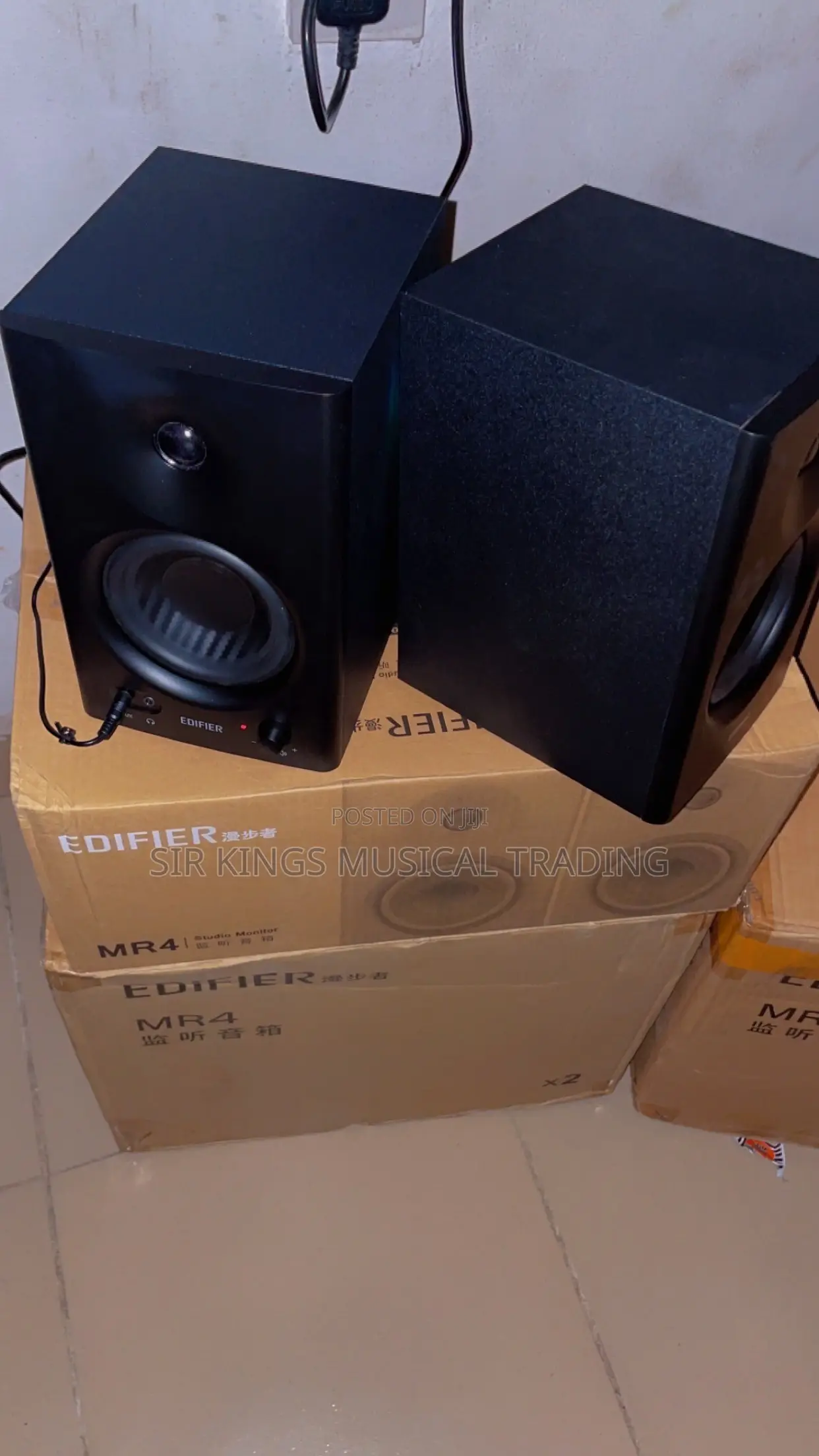 Edifier Mr4 Powered Studio Monitor Speaker (Black)