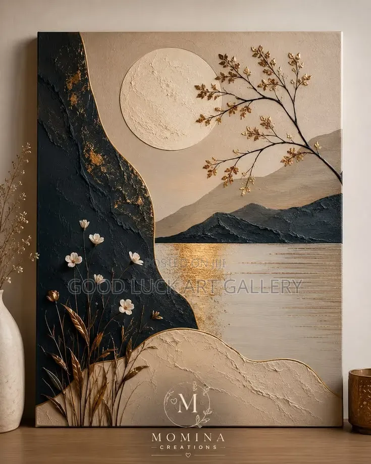 Wooden Frame Canvas Wall Art