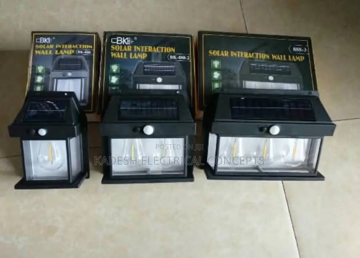 Solar-Powered Waterproof OutdoorWall Light With Motion Sensor Tungsten