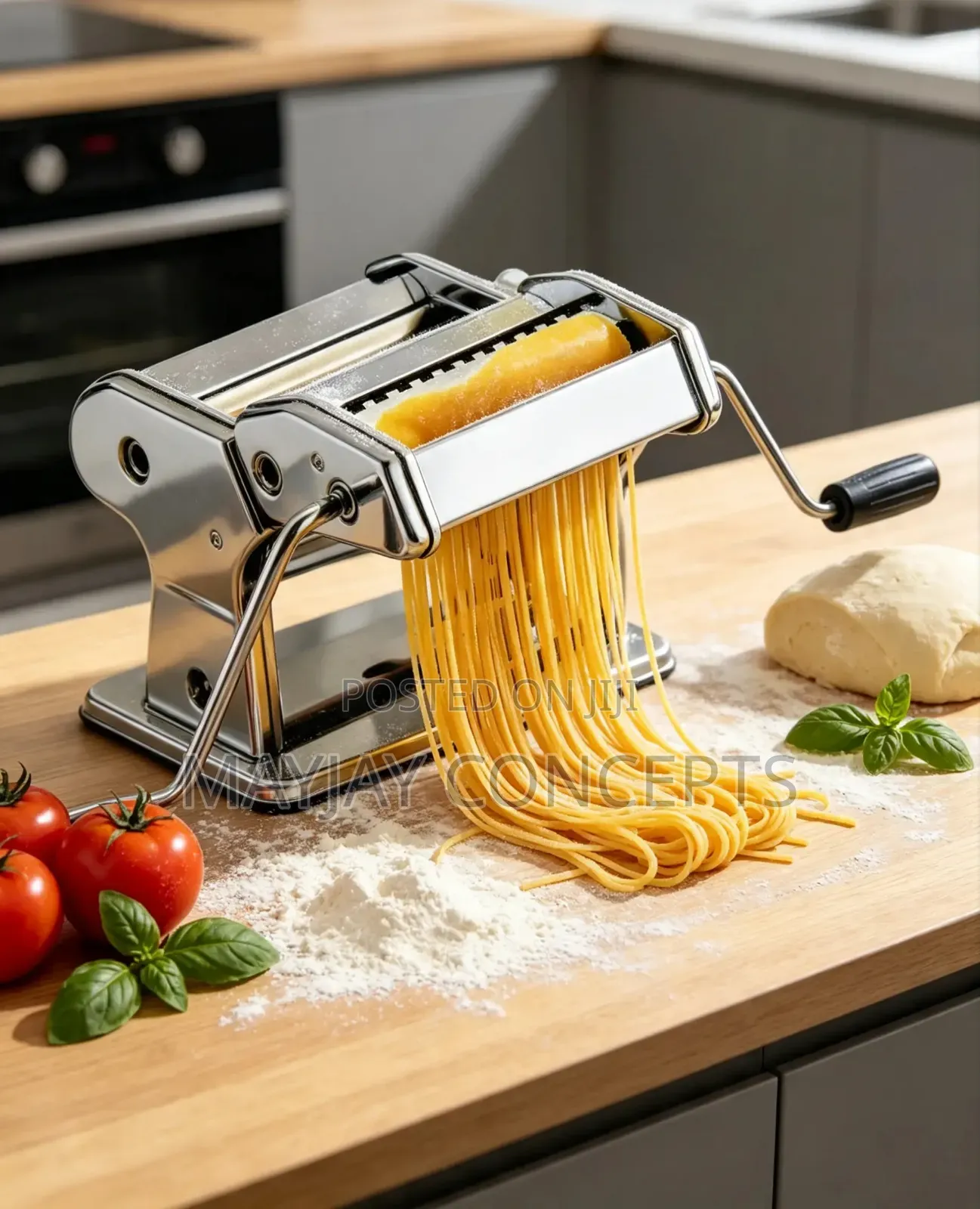 EUROSONIC ES-23 Manual Pasta Maker Stainless Steel Noodle Machine