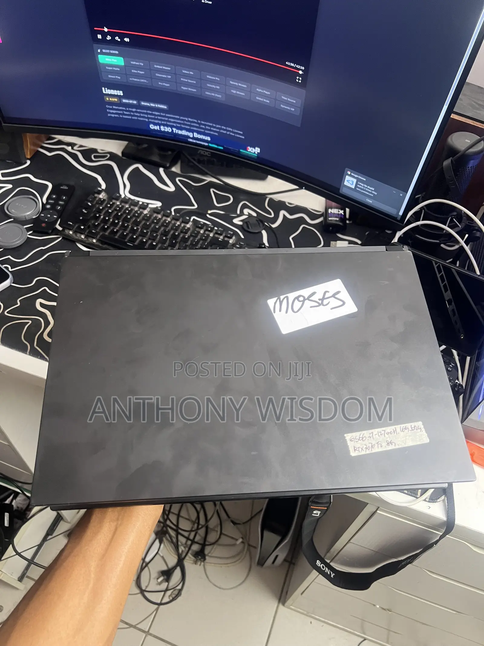 Laptop MSI Stealth GS77 16GB Intel Core i7 SSD 512GB