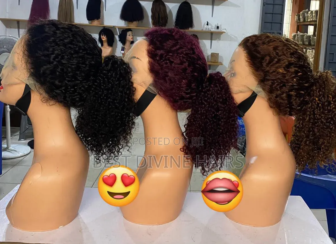16" 360 Lace Wig Pixie Curls,sdd Quality, Human Hair ( Les)