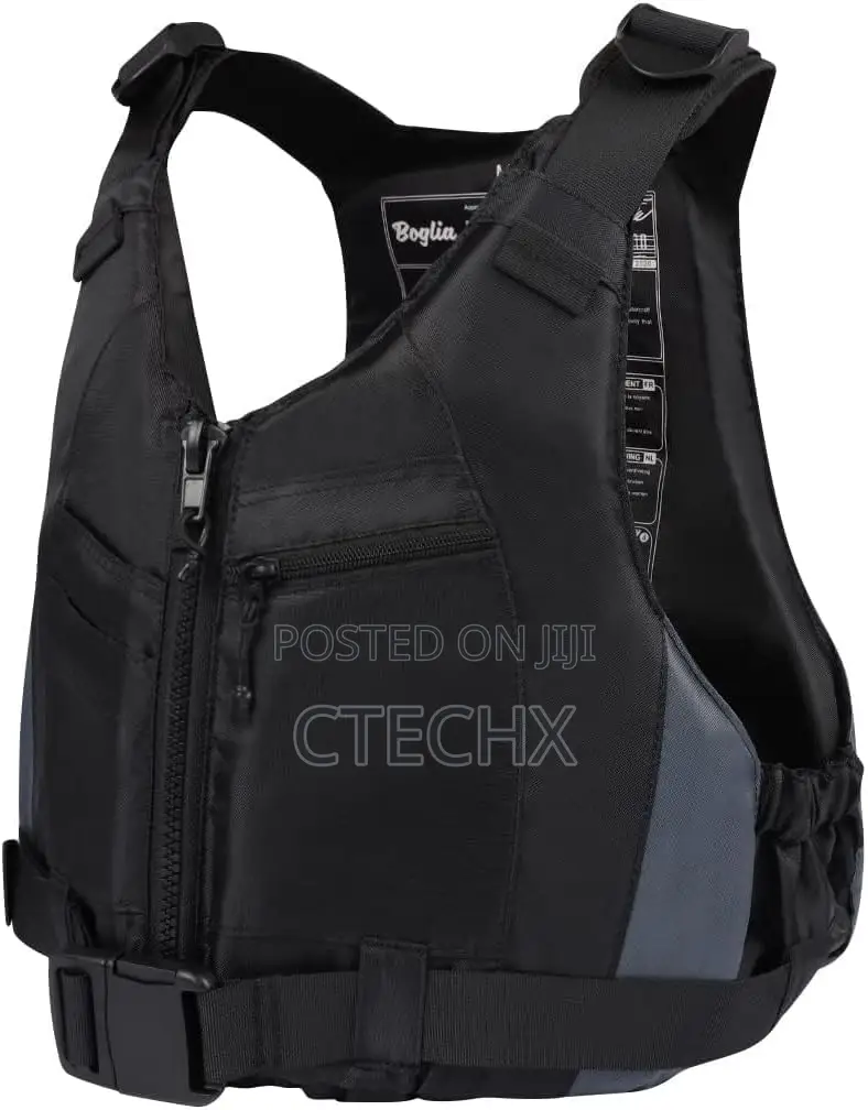 Adjustable Buoyancy Jacket, Swim Vest With Pockets and Crotch Strap