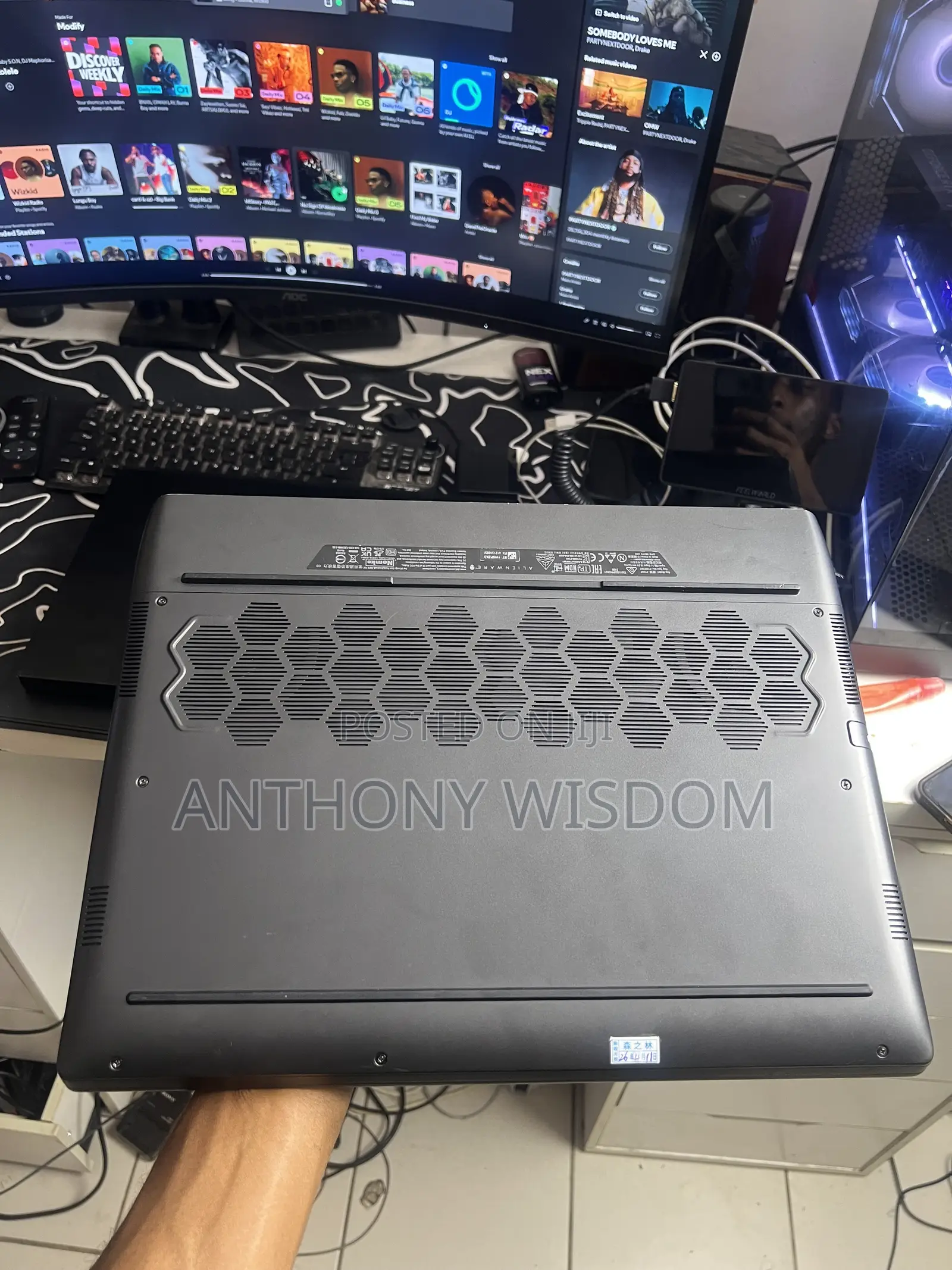Laptop Alienware M15 R6 16GB Intel Core i7 SSD 1T
