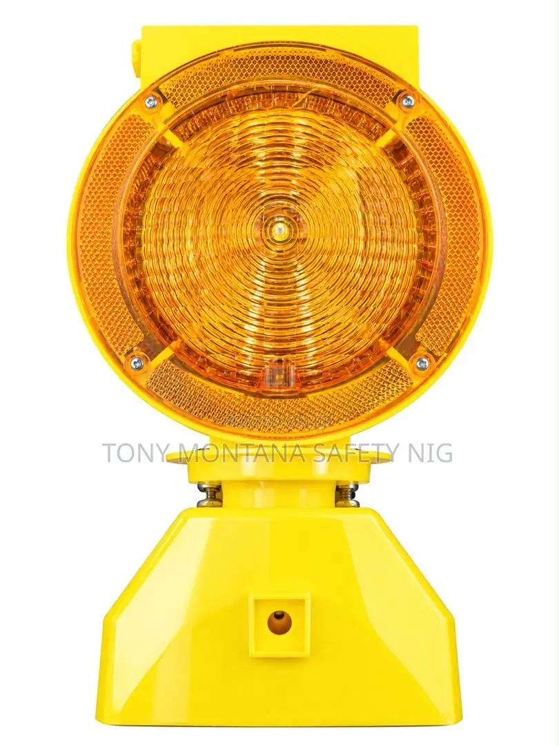Solar Barricade Warning Light - Construction Traffic Flashing Light