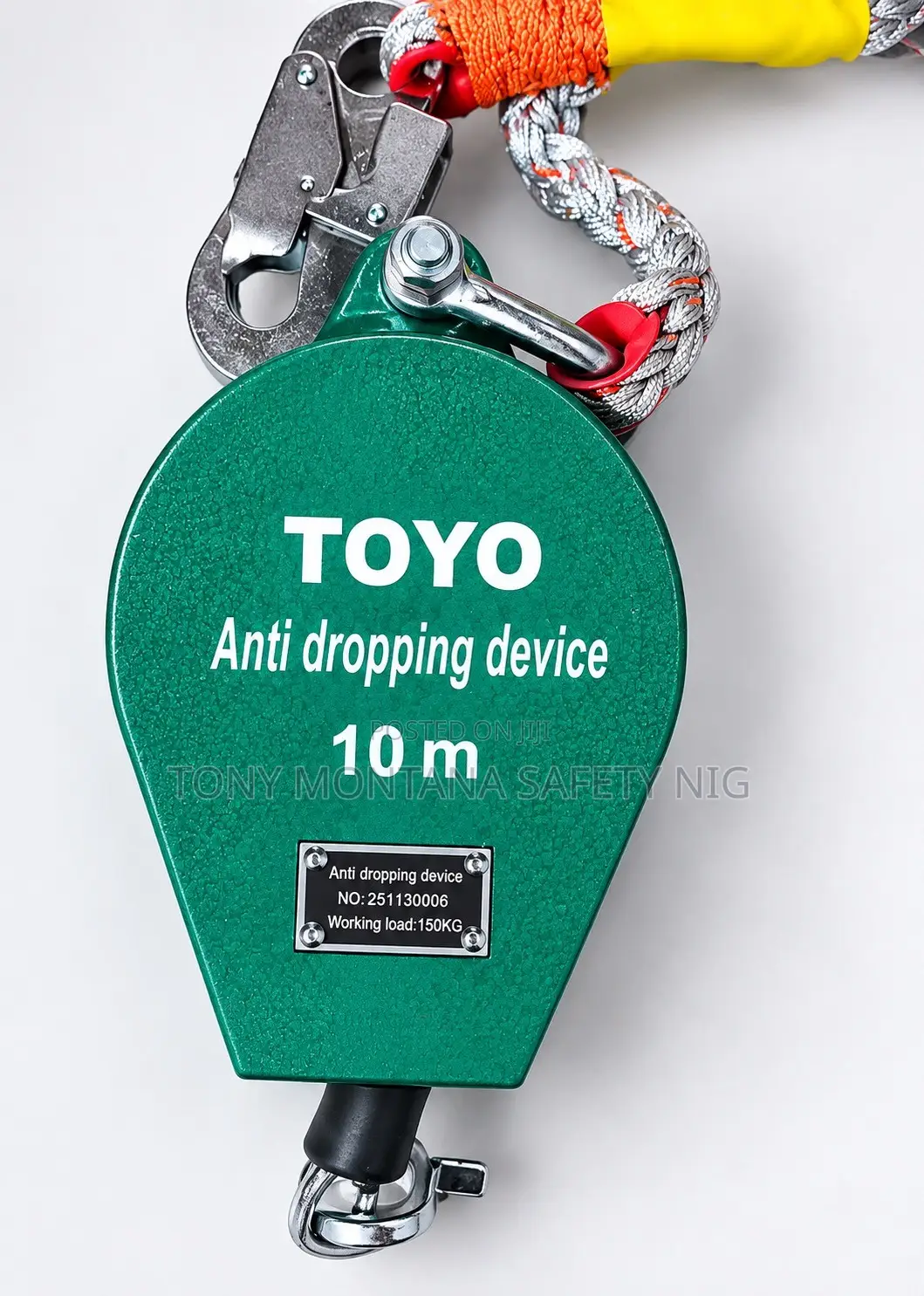 TOYO Fall Arrester 10M - Anti Dropping Device - Safety Harness Device