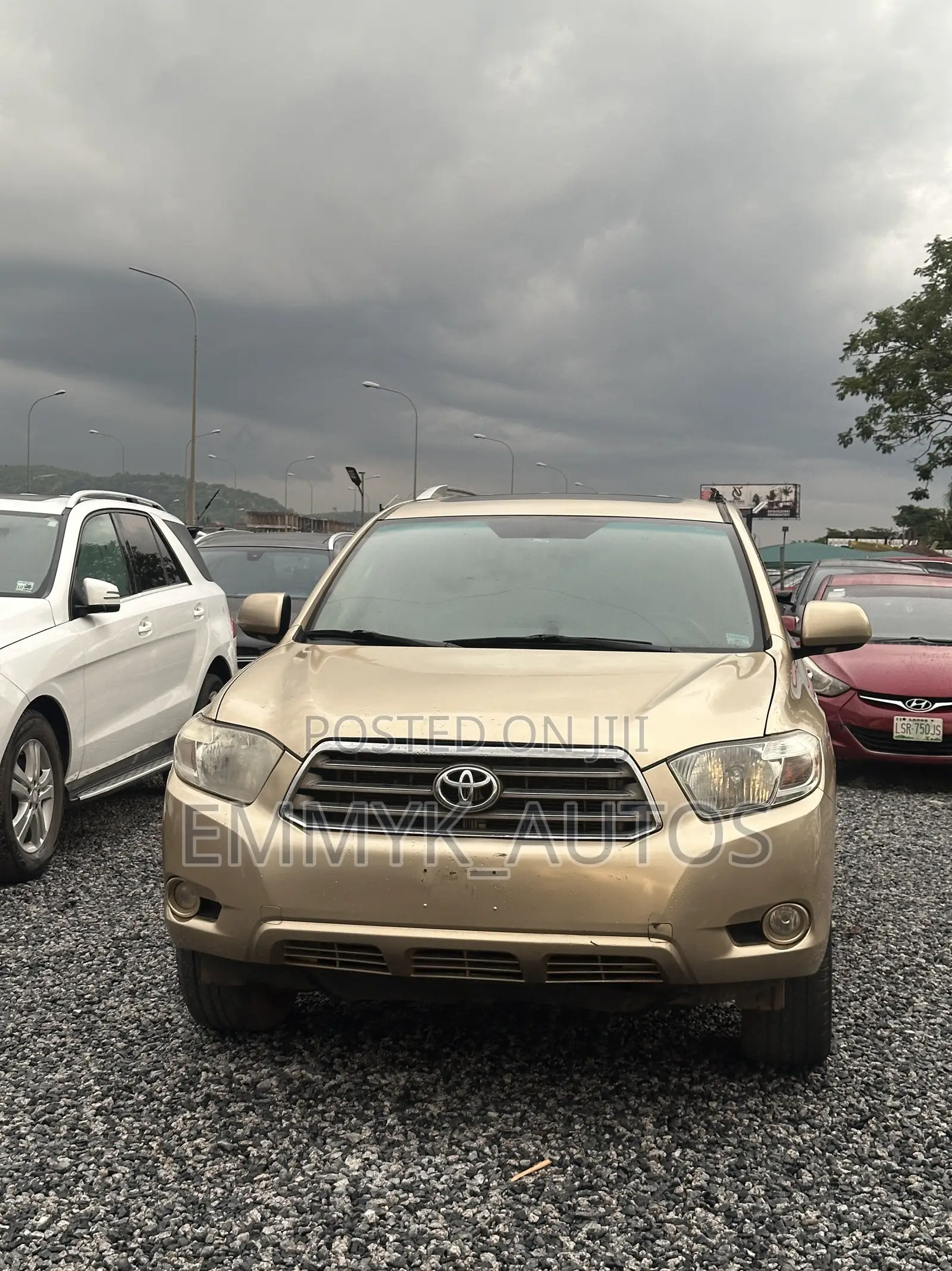 Toyota Highlander Limited 2008 Gold