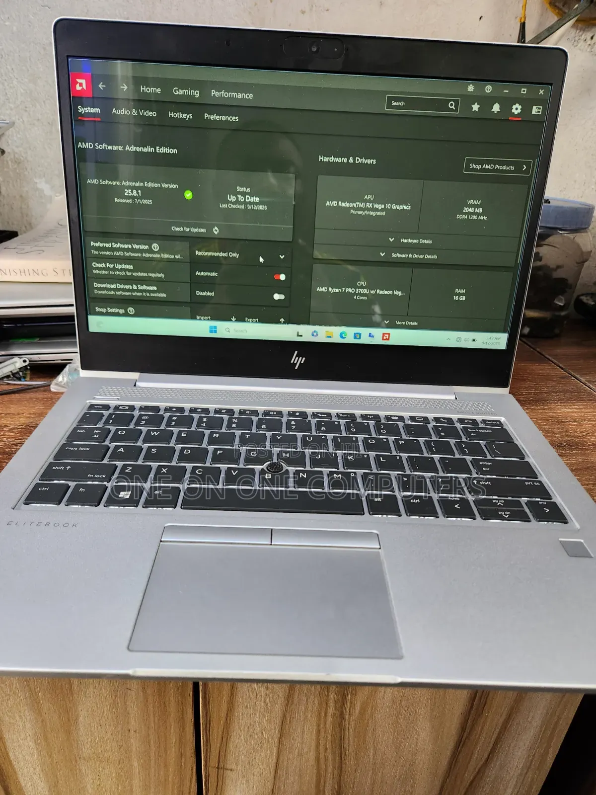 Laptop HP EliteBook 735 G6 16GB AMD Ryzen 7 SSD 256GB
