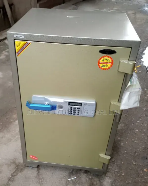 Heavy-Duty Fireproof and Burglary-Resistant Safe With Digital Lock Key