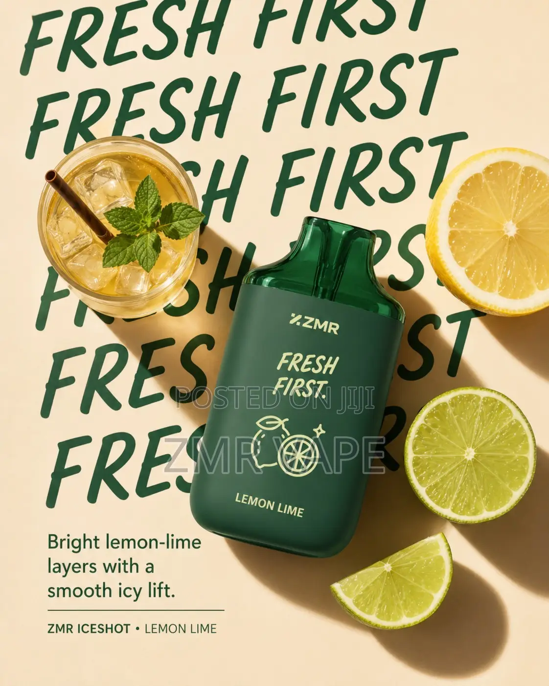 ZMR ICESHOT Lemon Lime Disposable Vape