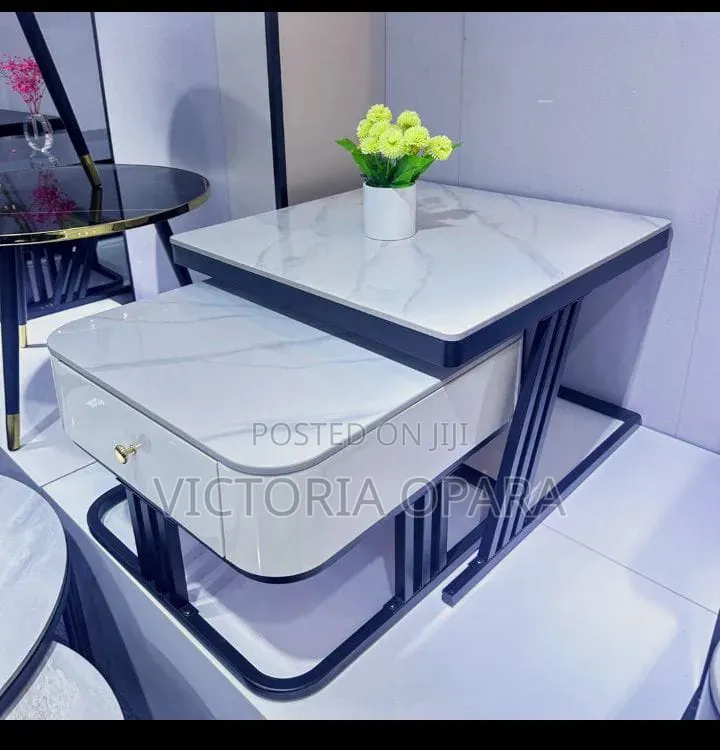 Brandnew 2 in One Marble Centre Table