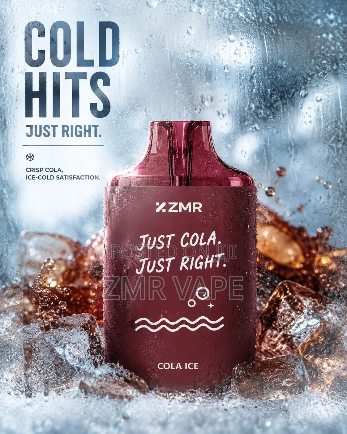 ZMR ICESHOT Cola Ice Disposable Vape – 10,000 Puffs