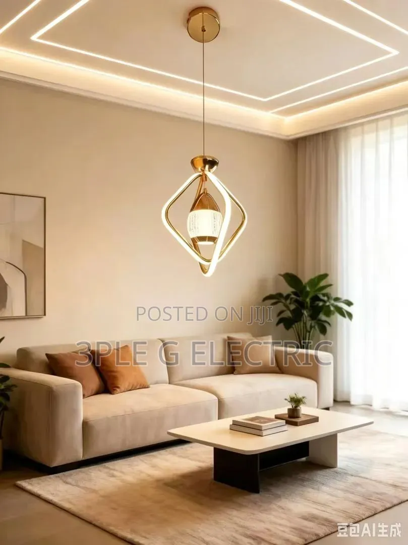 Kite Shaped Single Led Pendant