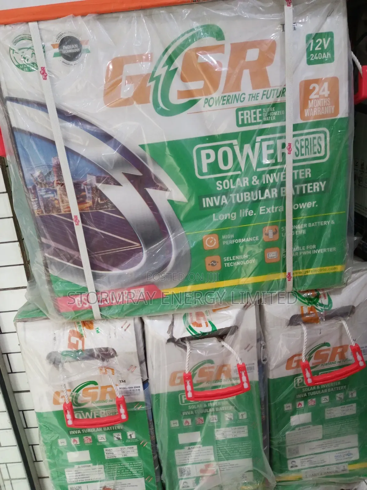 240Ah GSR Tubular Battery